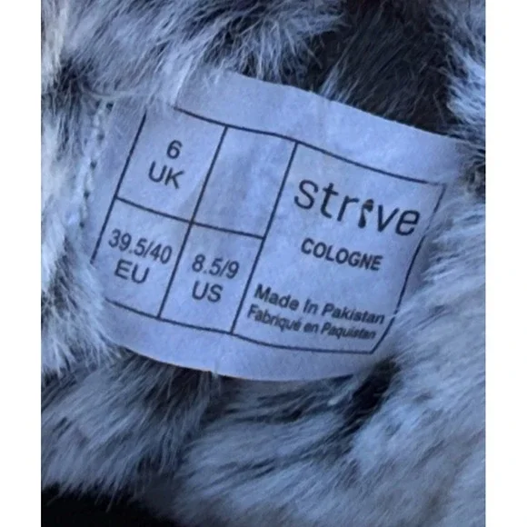 Strive Slipper Light Gray Cologne Mens‎ 8.5-9 Supportive New - Picture 5 of 5